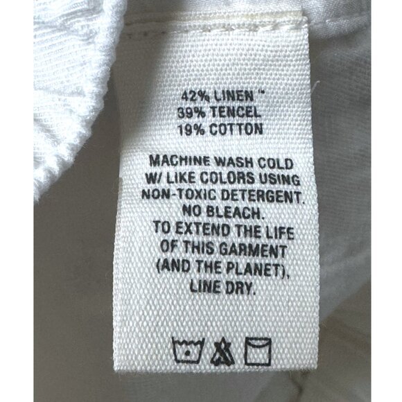 Alex Mill Linen Blend White Shorts Women's X-Small NWT - Picture 4 of 7